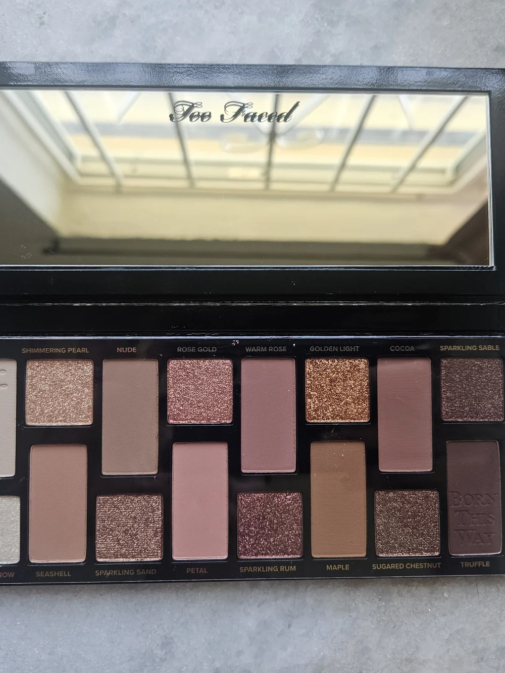Too Faced Born This Way The Natural Nudes Eyeshadow Palette - Rose Gold & Black